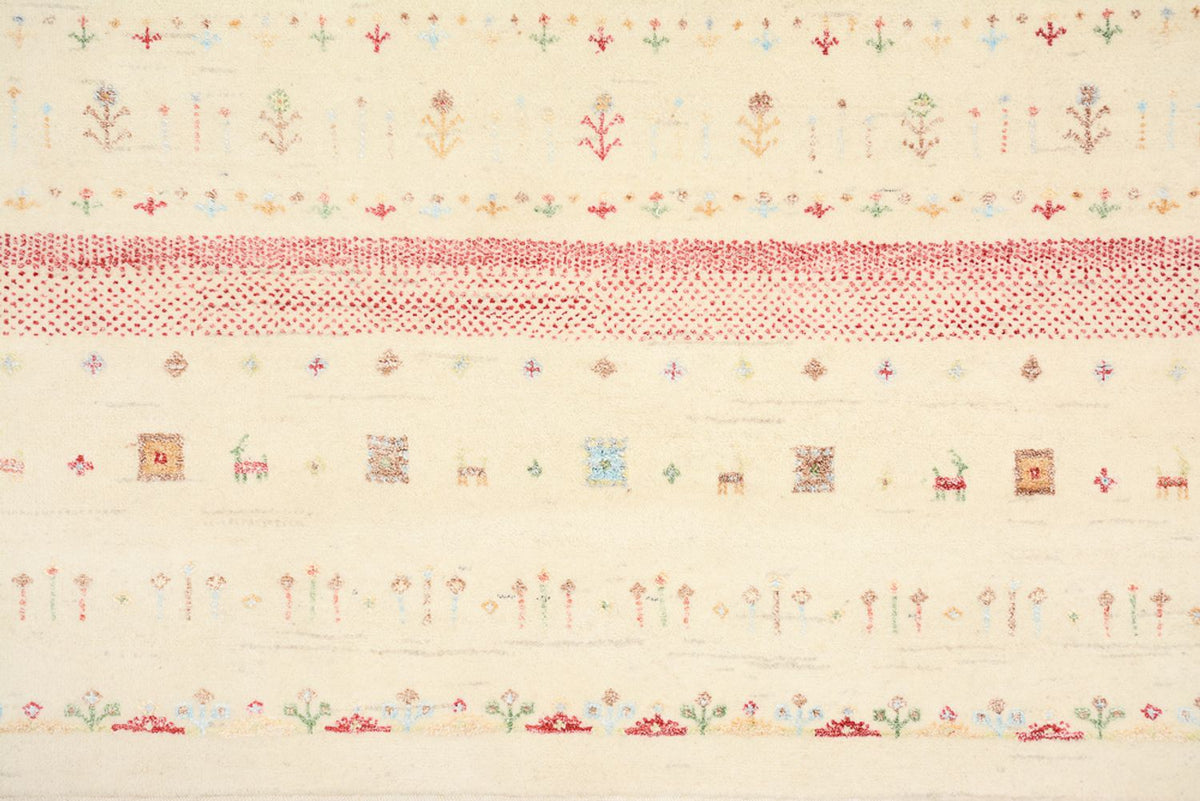 Gabbeh Rug - Loribaft Indus - 246 x 171 cm - multicolored