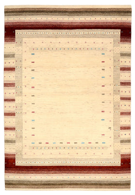 Gabbeh Rug - Loribaft Indus - 296 x 203 cm - light beige