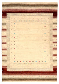 Gabbeh Rug - Loribaft Indus - 296 x 203 cm - light beige