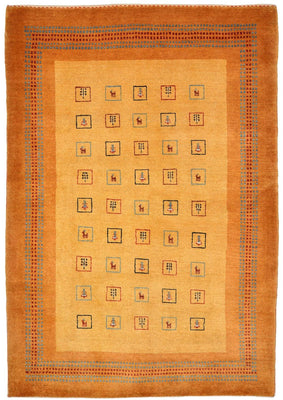 Gabbeh Rug - Loribaft Perser - 170 x 114 cm - yellow