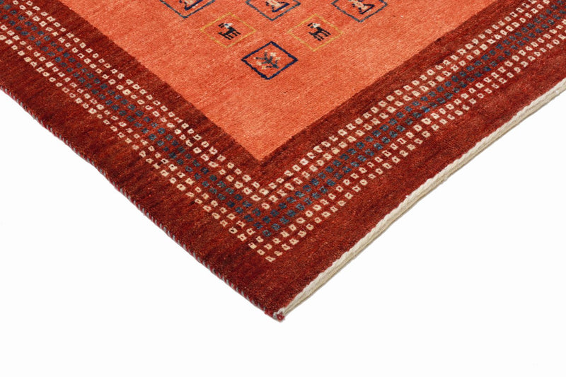 Gabbeh Rug - Loribaft Perser - 149 x 103 cm - red