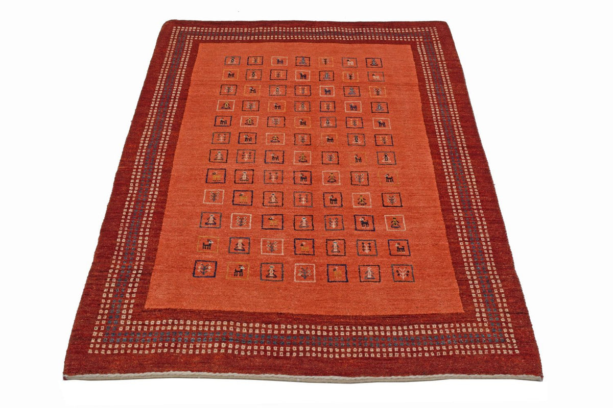 Gabbeh Rug - Loribaft Perser - 149 x 103 cm - red