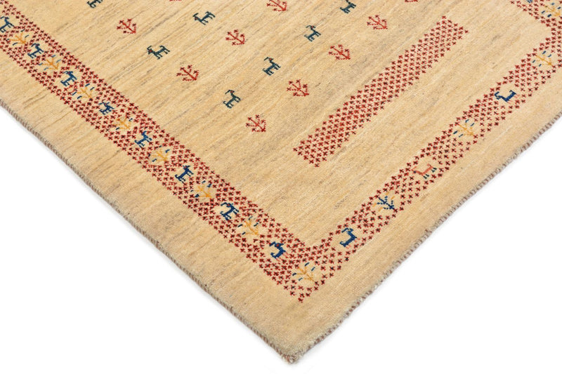 Gabbeh Rug - Loribaft Perser - 113 x 84 cm - beige