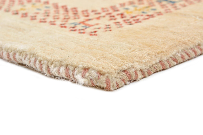 Gabbeh Rug - Loribaft Perser - 113 x 84 cm - beige