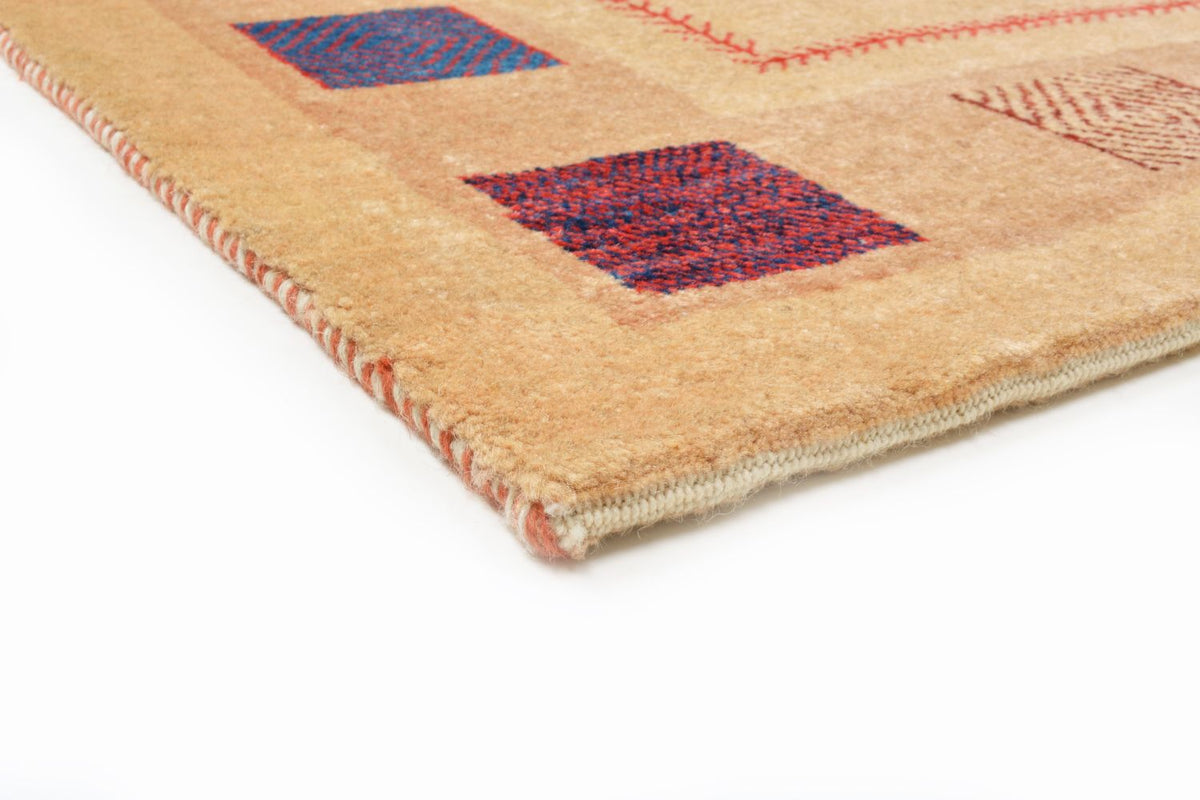 Gabbeh Rug - Loribaft Perser - 158 x 104 cm - yellow