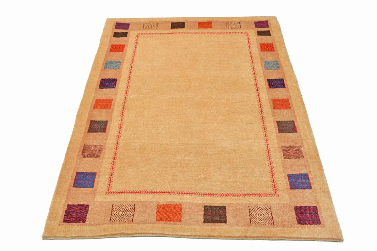 Gabbeh Rug - Loribaft Perser - 158 x 104 cm - yellow