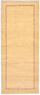Runner Gabbeh Rug - Loribaft Perser - 199 x 79 cm - natural