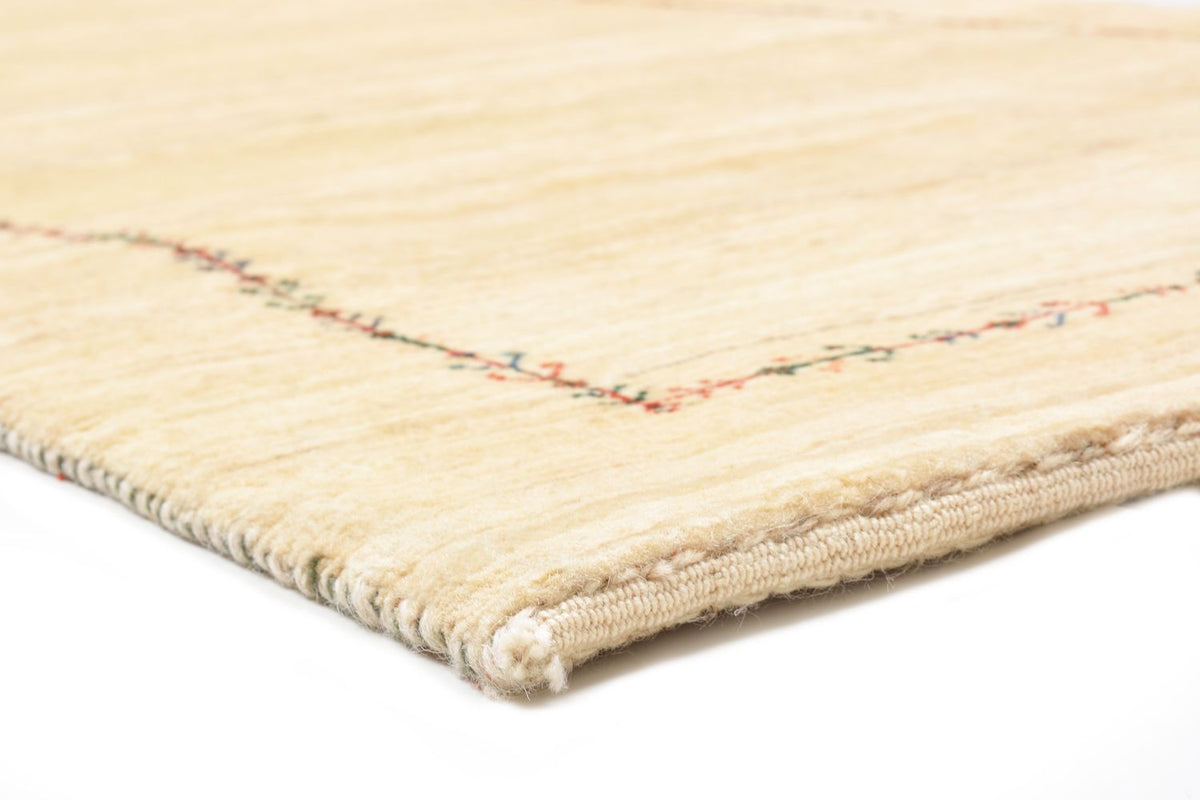 Runner Gabbeh Rug - Loribaft Perser - 199 x 79 cm - natural