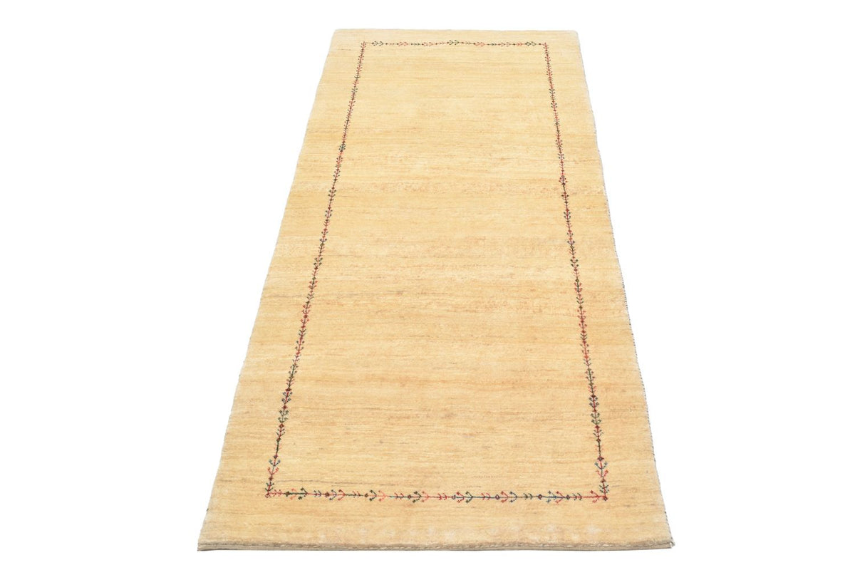 Runner Gabbeh Rug - Loribaft Perser - 199 x 79 cm - natural