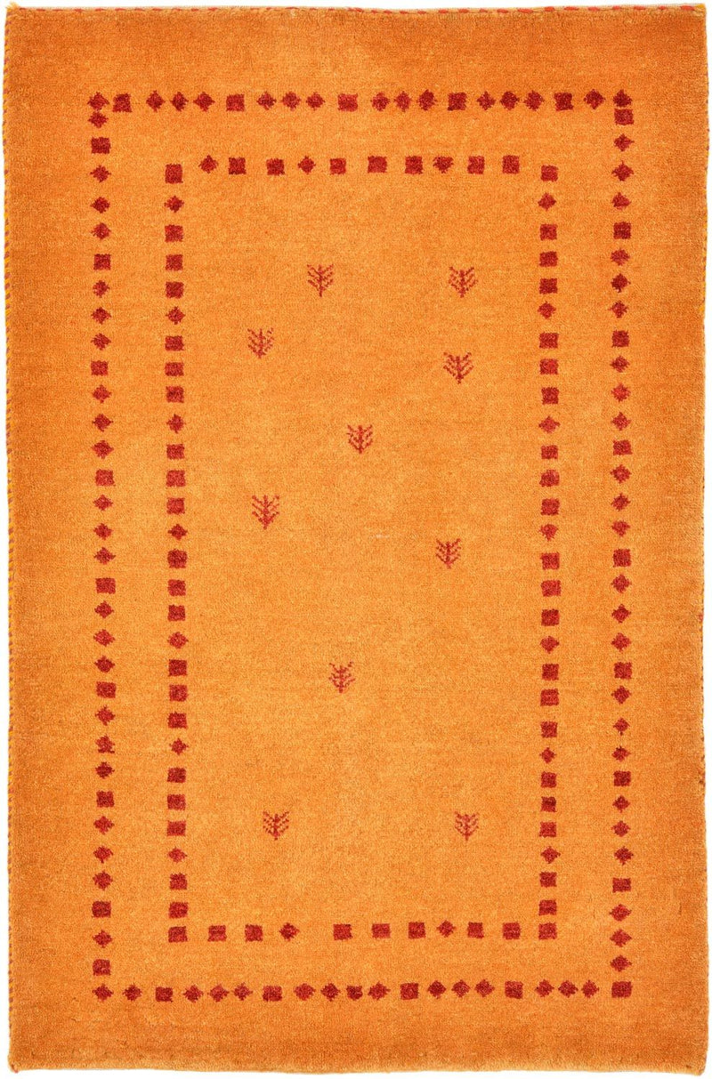 Gabbeh Rug - Loribaft Perser - 98 x 62 cm - orange