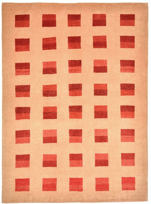 Gabbeh Rug - Loribaft Perser - 211 x 151 cm - red