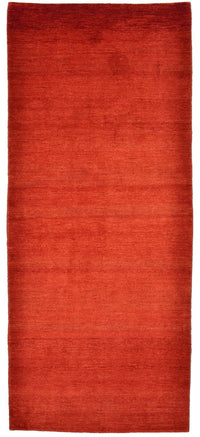 Runner Gabbeh Rug - Loribaft Perser - 208 x 86 cm - red