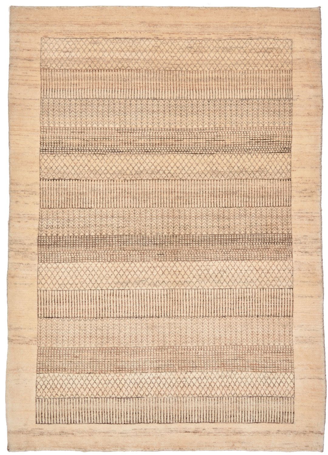 Gabbeh Rug - Loribaft Perser - 164 x 114 cm - natural