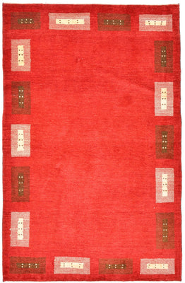 Gabbeh Rug - Loribaft Perser - 166 x 104 cm - red