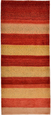 Runner Gabbeh Rug - Loribaft Perser - 202 x 86 cm - red