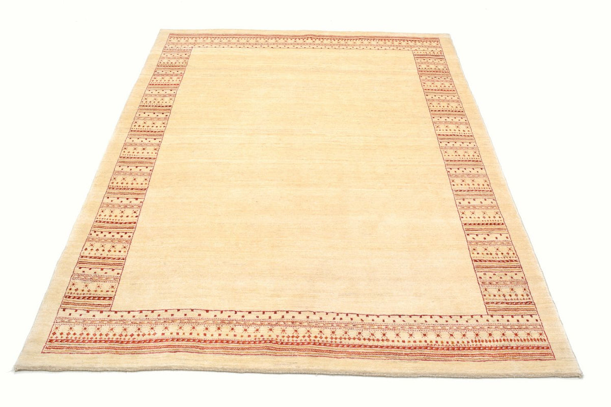 Gabbeh Rug - Loribaft Perser - 198 x 150 cm - beige