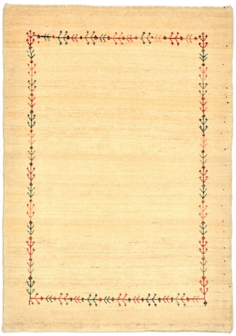 Gabbeh Rug - Loribaft Perser - 93 x 64 cm - natural