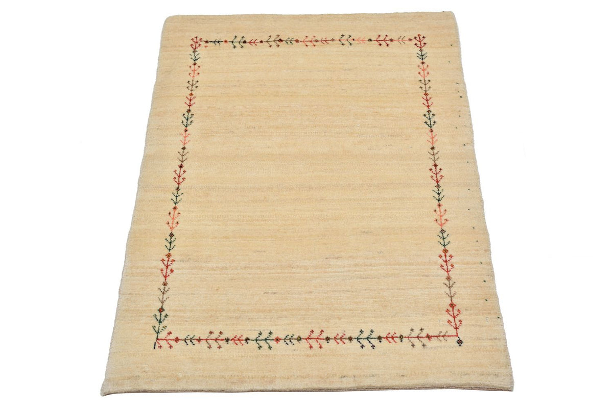 Gabbeh Rug - Loribaft Perser - 93 x 64 cm - natural