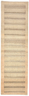 Loribaft Rug 85x297cm - Perserteppich Wollteppich - Runner / Sand / 85 x 297 cm Runner