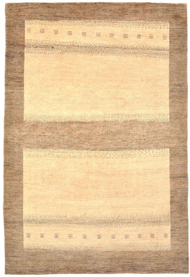 Gabbeh Rug - Loribaft Perser - 301 x 201 cm - beige