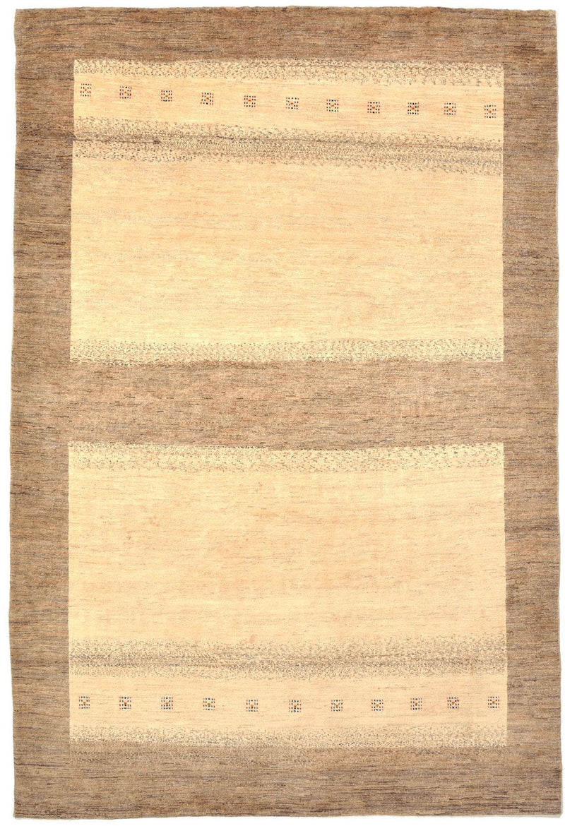Gabbeh Rug - Loribaft Perser - 301 x 201 cm - beige