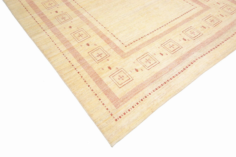 Gabbeh Rug - Loribaft Perser - 417 x 309 cm - beige