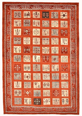 Gabbeh Rug - Loribaft Perser - 258 x 173 cm - red
