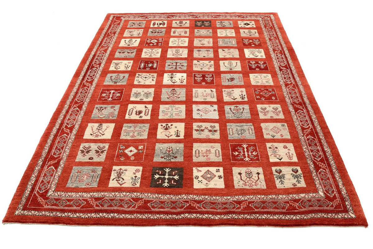 Gabbeh Rug - Loribaft Perser - 258 x 173 cm - red