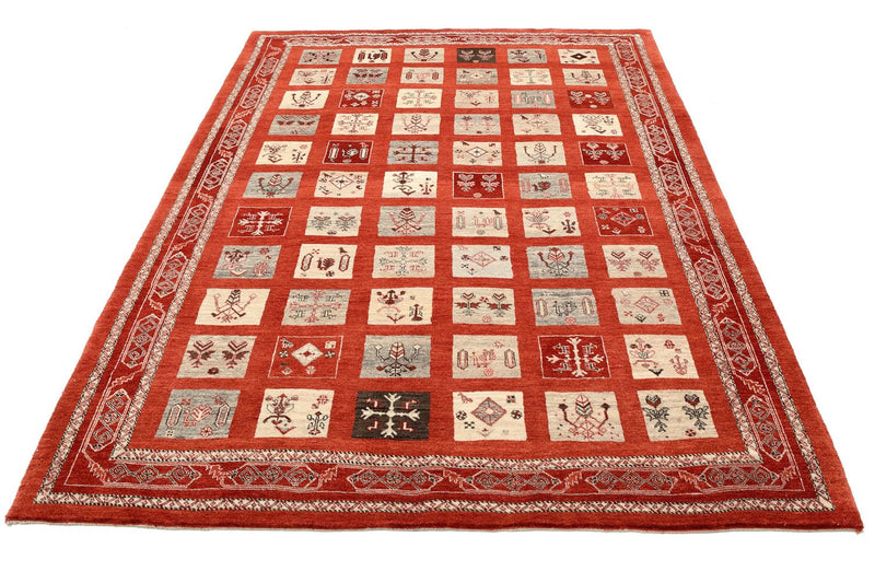 Gabbeh Rug - Loribaft Perser - 258 x 173 cm - red