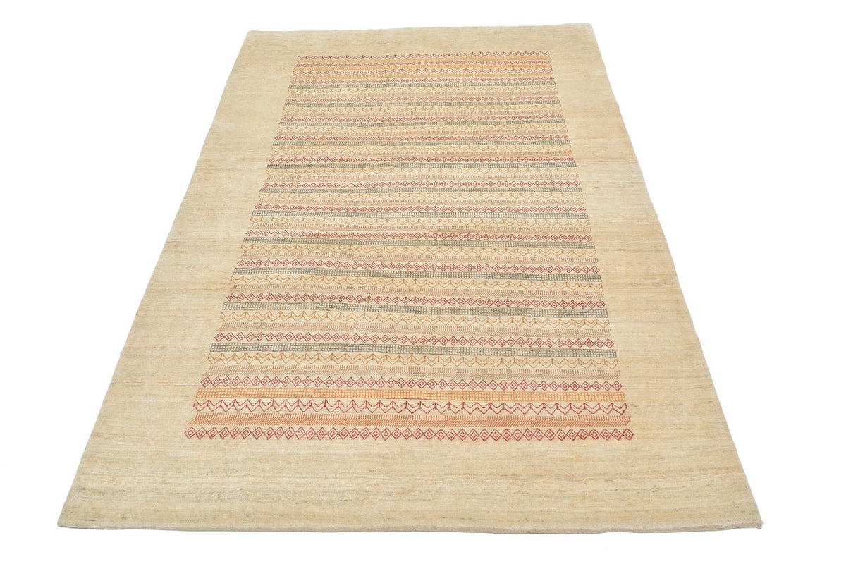 Gabbeh Rug - Loribaft Perser - 302 x 201 cm - natural