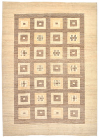 Gabbeh Rug - Loribaft Perser - 384 x 265 cm - light brown