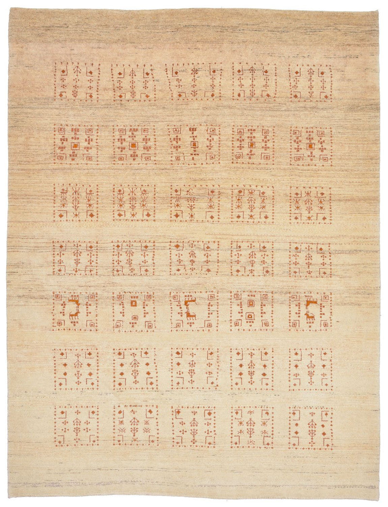 Gabbeh Rug - Loribaft Perser - 198 x 148 cm - natural
