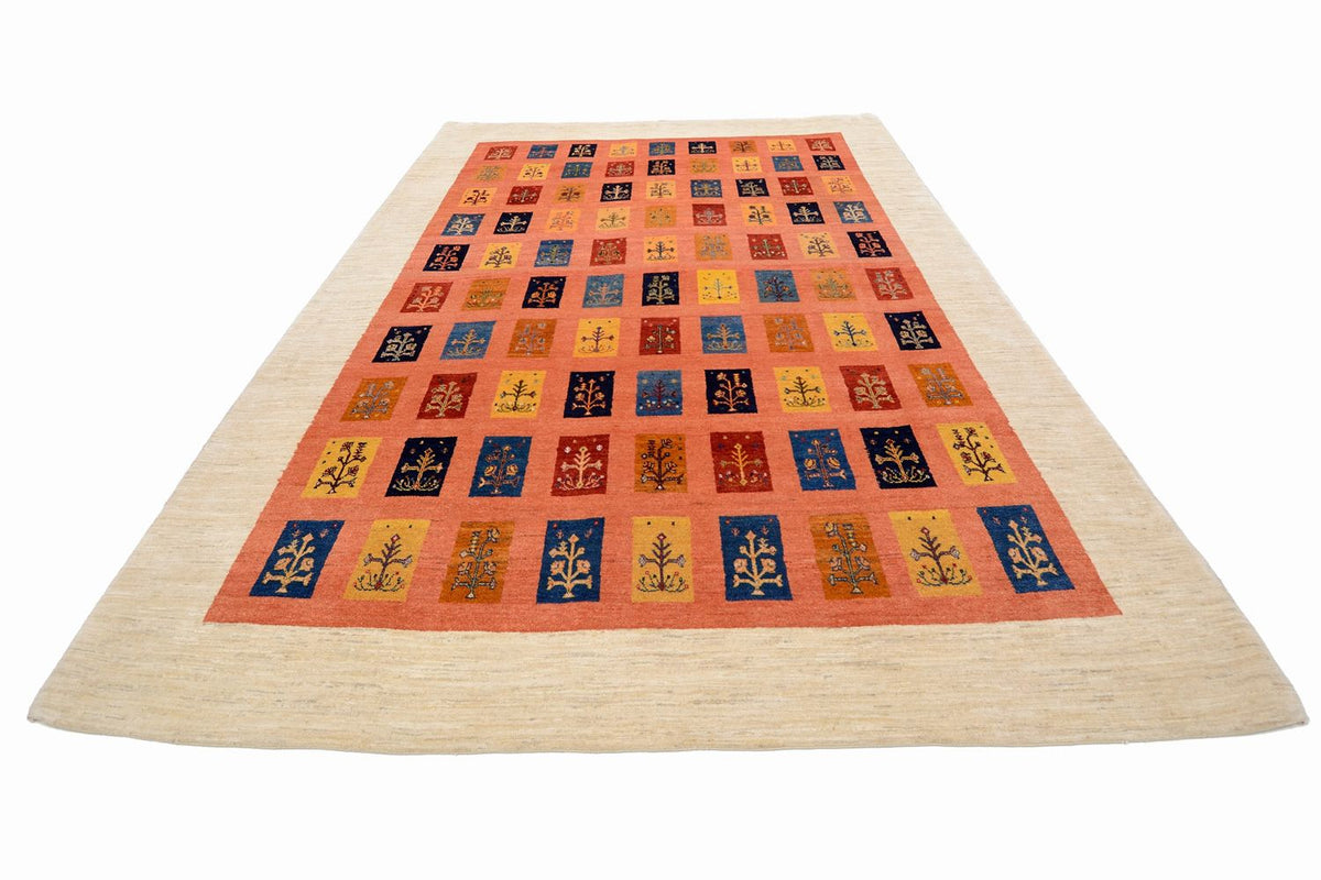Gabbeh Rug - Loribaft Perser - 355 x 249 cm - orange
