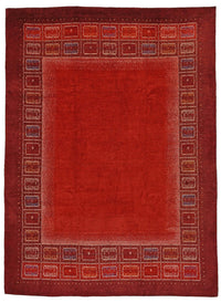 Gabbeh Rug - Loribaft Perser - 353 x 257 cm - red