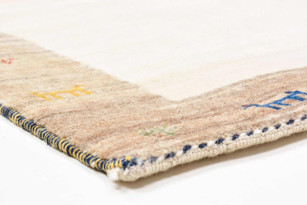 Runner Gabbeh Rug - Loribaft Perser - 205 x 87 cm - sand