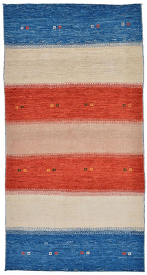 Gabbeh Rug - Loribaft Perser - 198 x 101 cm - multicolored