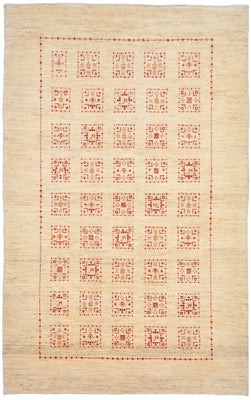 Gabbeh Rug - Loribaft Perser - 174 x 106 cm - beige