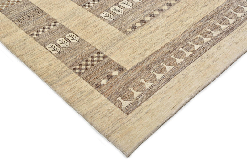 Gabbeh Rug - Loribaft Perser - 253 x 203 cm - sand