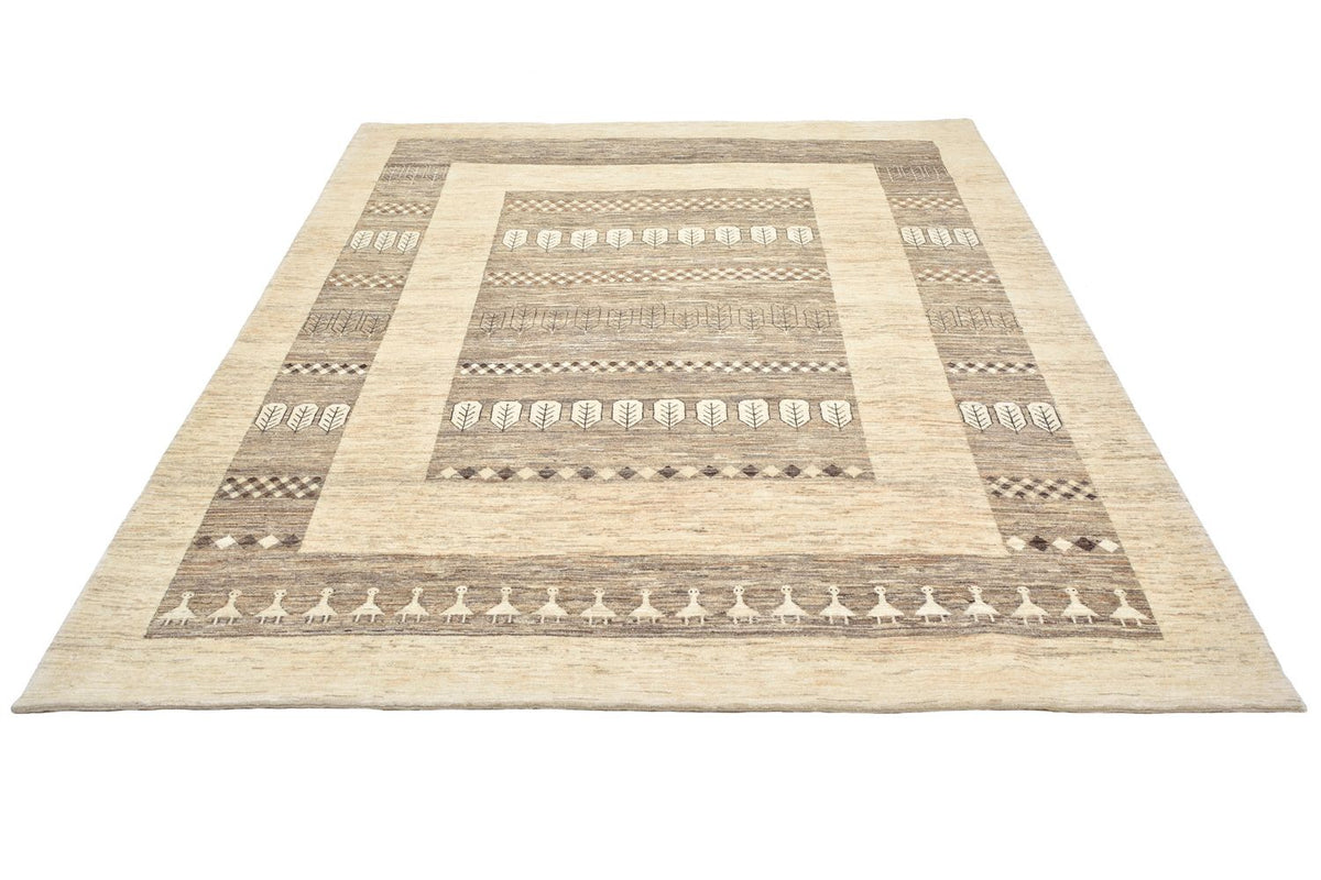 Gabbeh Rug - Loribaft Perser - 253 x 203 cm - sand