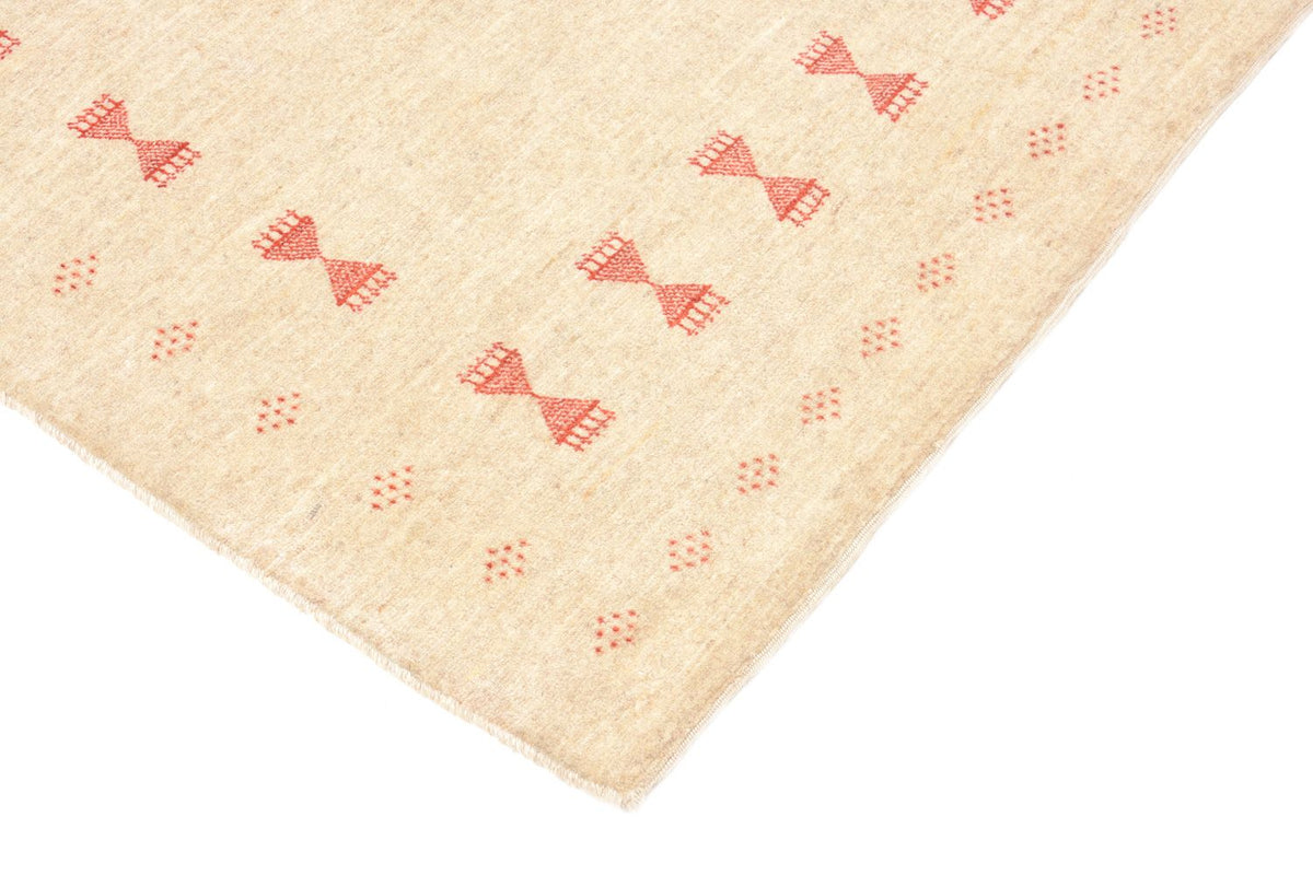 Runner Gabbeh Rug - Loribaft Perser - 201 x 85 cm - beige