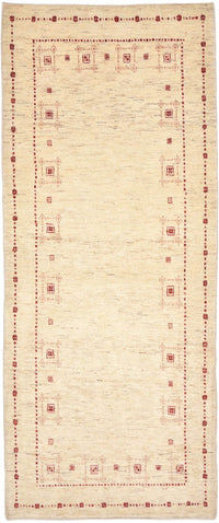 Runner Gabbeh Rug - Loribaft Perser - 202 x 82 cm - natural