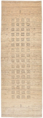 Runner Gabbeh Rug - Loribaft Perser - 247 x 84 cm - sand