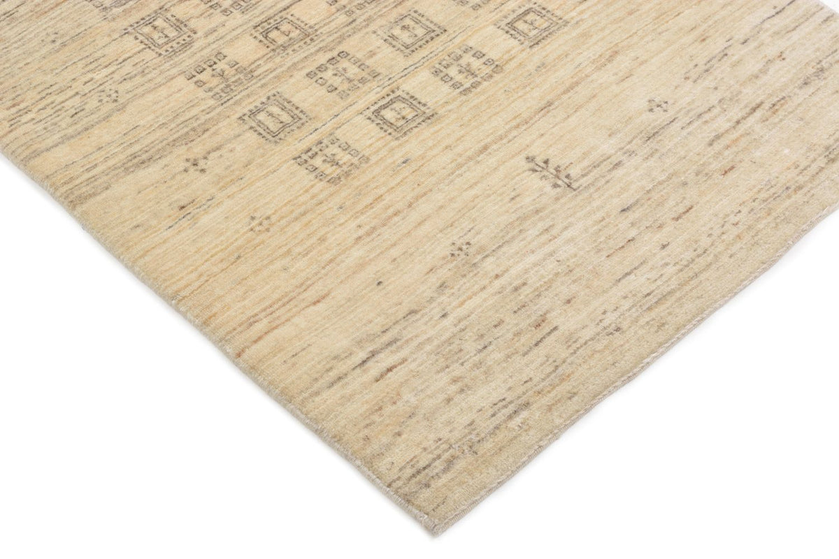 Runner Gabbeh Rug - Loribaft Perser - 247 x 84 cm - sand