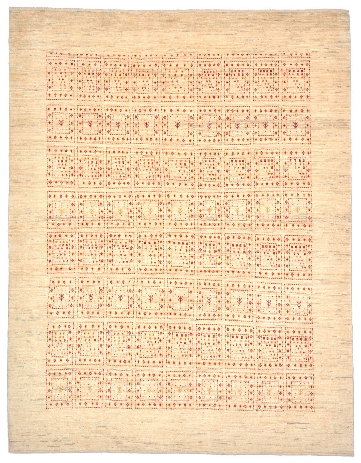 Gabbeh Rug - Loribaft Perser - 202 x 157 cm - beige