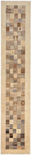 Runner Gabbeh Rug - Loribaft Perser - 512 x 101 cm - light brown