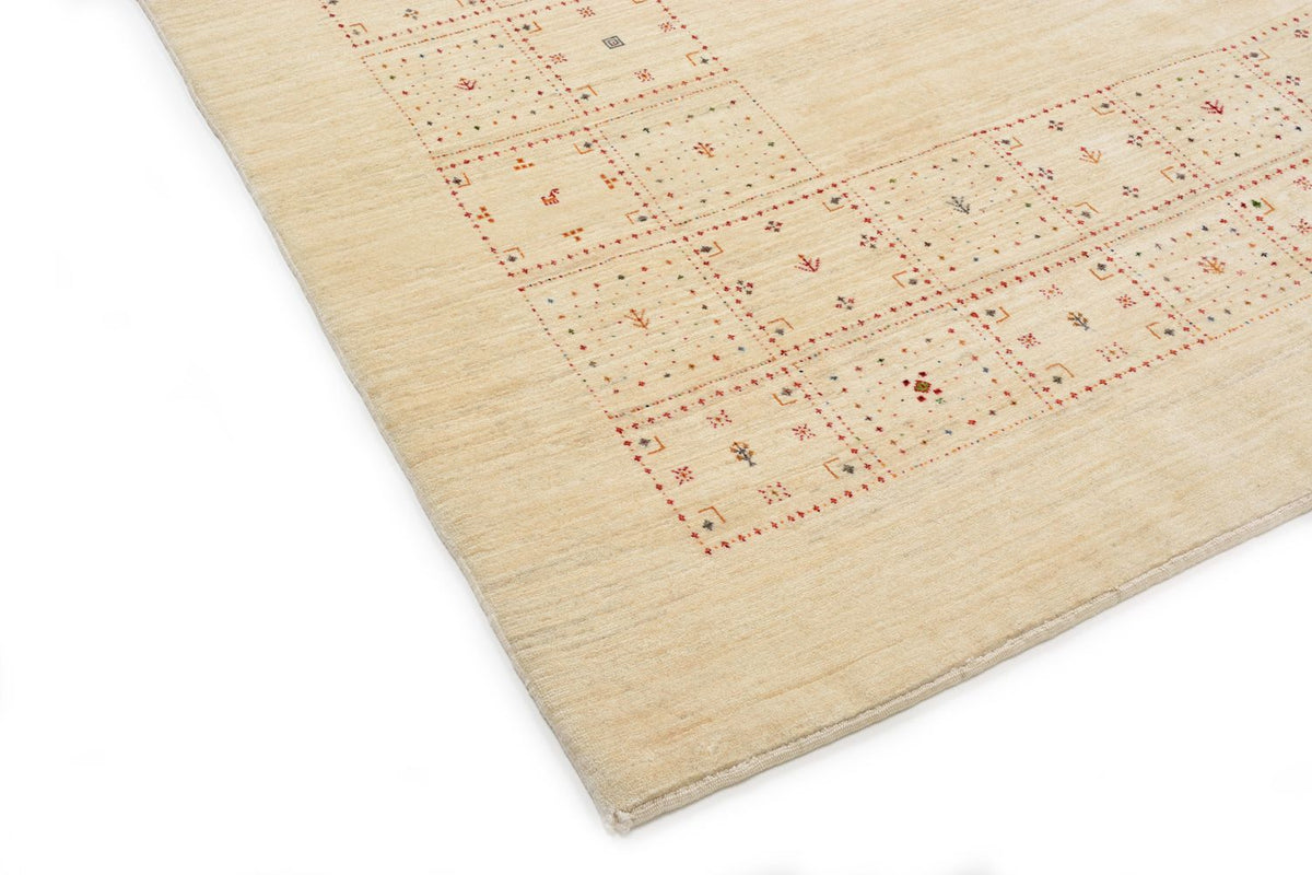 Gabbeh Rug - Loribaft Perser - 299 x 202 cm - natural