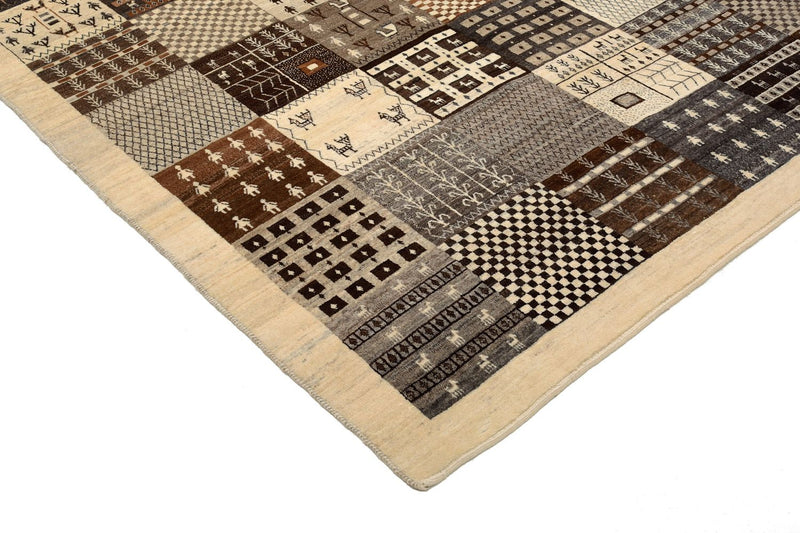 Gabbeh Rug - Loribaft Perser - 247 x 187 cm - brown