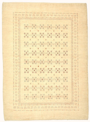 Gabbeh Rug - Loribaft Perser - 239 x 174 cm - beige