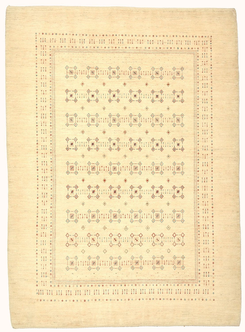 Gabbeh Rug - Loribaft Perser - 239 x 174 cm - beige