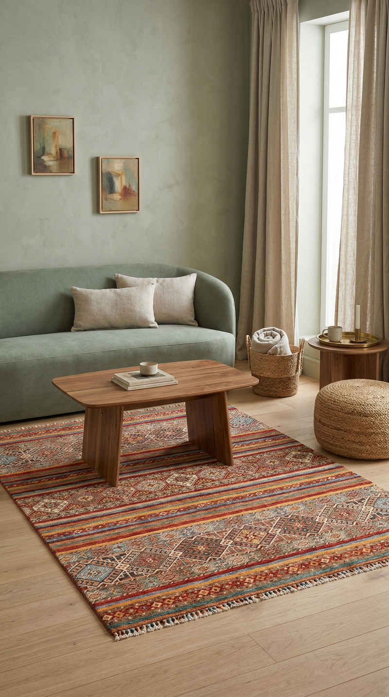 Shal Rug 199x146cm - Oriental Rug